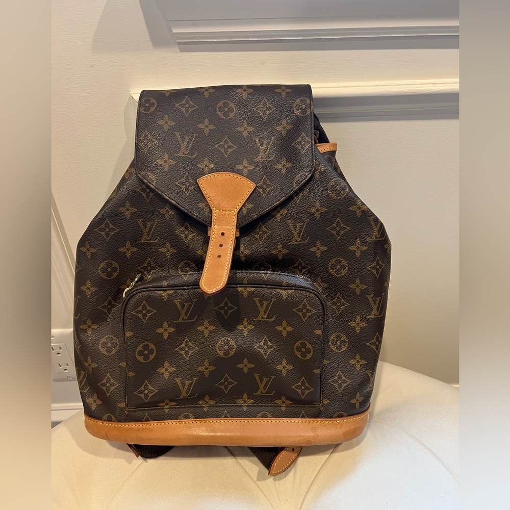 Authentic Louis Vuitton Monogram Brown Canvas Monogram Backpack GM